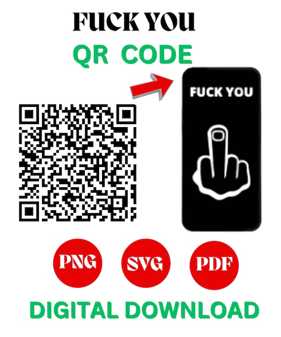 T-shirt Uomo/donna Winorsar Con Stampa Divertente 'Fuck You QR Code' – Girocollo, Cotone, Multicolore, Idea Regalo Ironica - Foto 5