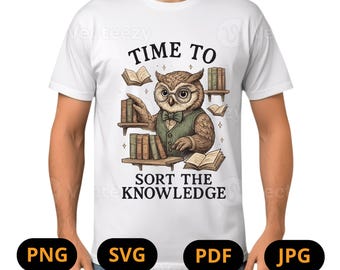 Knowledge Is Power PNG | Inspirational Wall Art Digital Download | Sublimation Clipart | Motivational Quote Printable