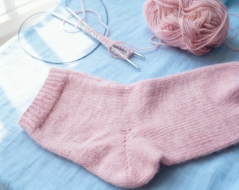 Crochet Socks Pattern PDF | Easy Toe-Up Sock Tutorial | Cozy Handmade Socks Digital Download | Sleek Grace Crochet Pattern