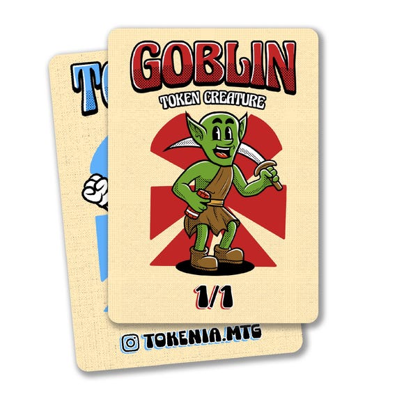 mtg goblin token cards Magic: The Gathering - Pin  Pinfinity Tenth Edition Tokens Type Goblins token, with time lapse