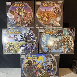Mega Bloks World Of Warcraft 5 set Collection!