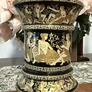 Hand Made in Greece 24k Gold Vase - Etsy