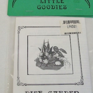 Vintage Dollhouse Miniature Dish Garden Kit 1:12 inch Scale