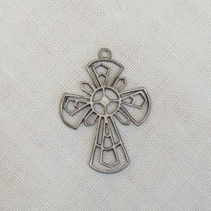 Vintage Celtic Pewter Color Cross