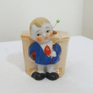 Vintage Male School Teacher Pincushion - Made in Japan