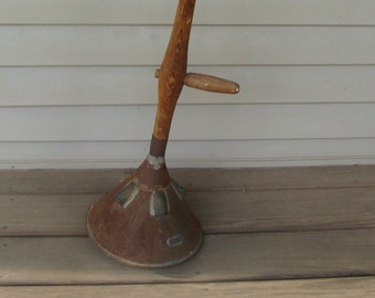 Vintage Antique Laundry Agitator - Hand Clothes Washer