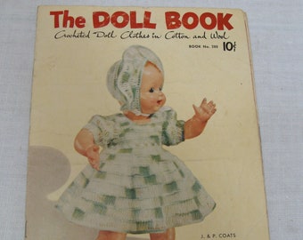 Vintage 1951 Crocheted Doll Clothes Booklet