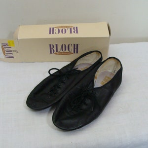 Vintage Bloch Jazz Shoes - Womens Dance Shoes Size 8