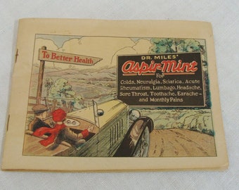 Vintage Dr. Miles Aspir-Mint Booklet