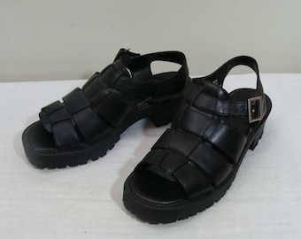 90s Platform Sandals - Etsy