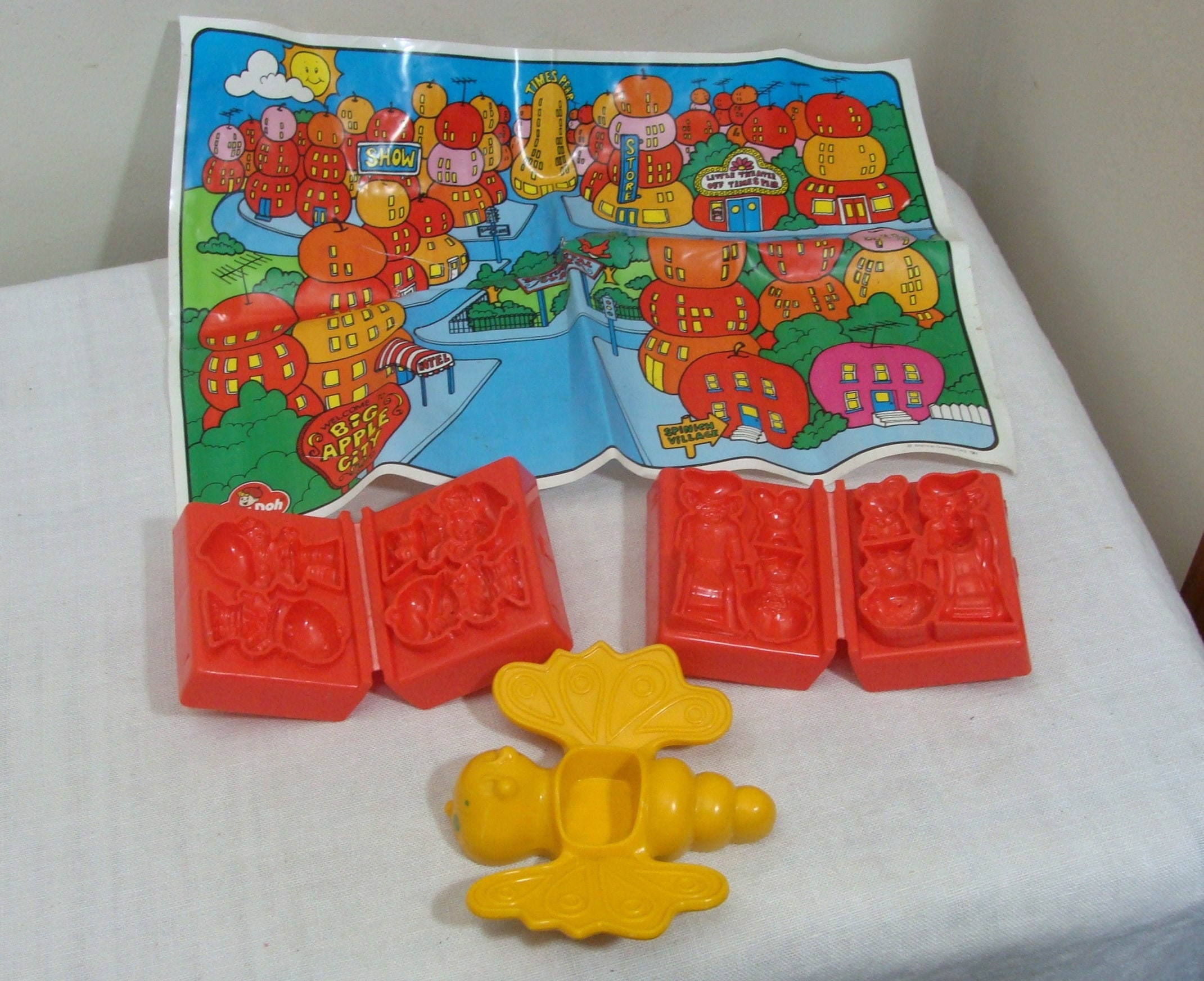 Vintage Strawberry Shortcake Play doh Molds Etsy