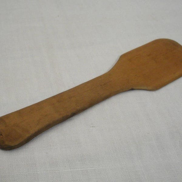 Vintage Wood Butter Paddle - Flat Paddle