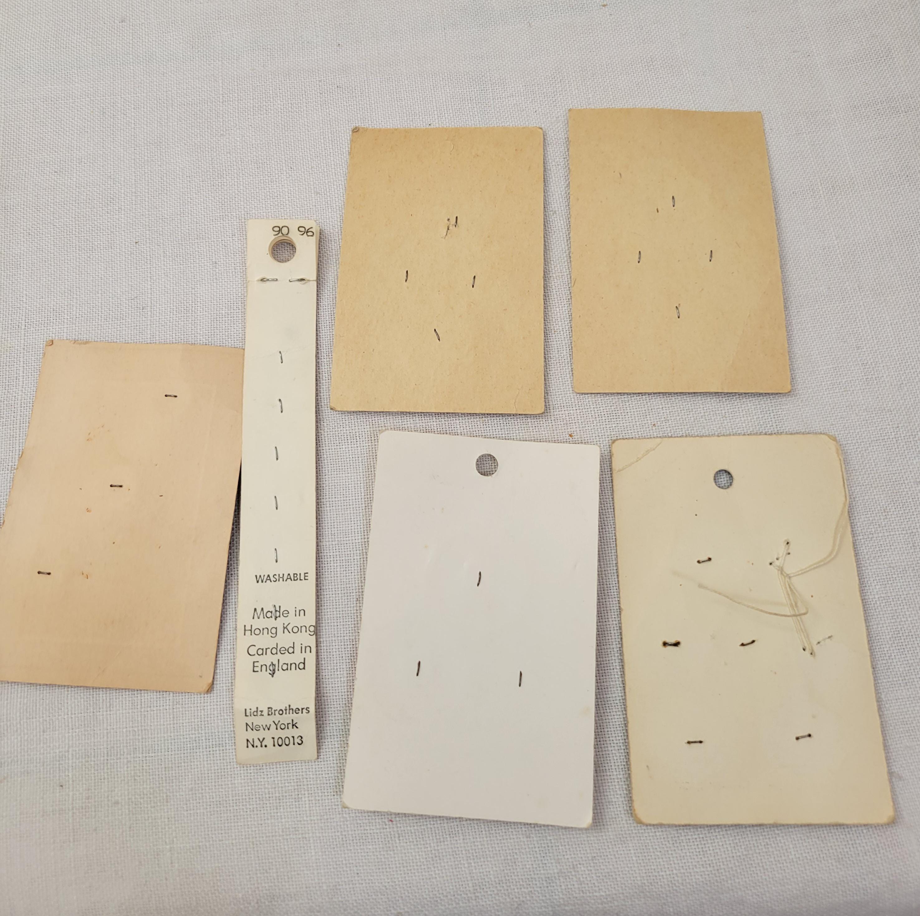 Vintage Lot of 6 Assorted Button Cards – Full Cards 28 Buttons Total - Etsy