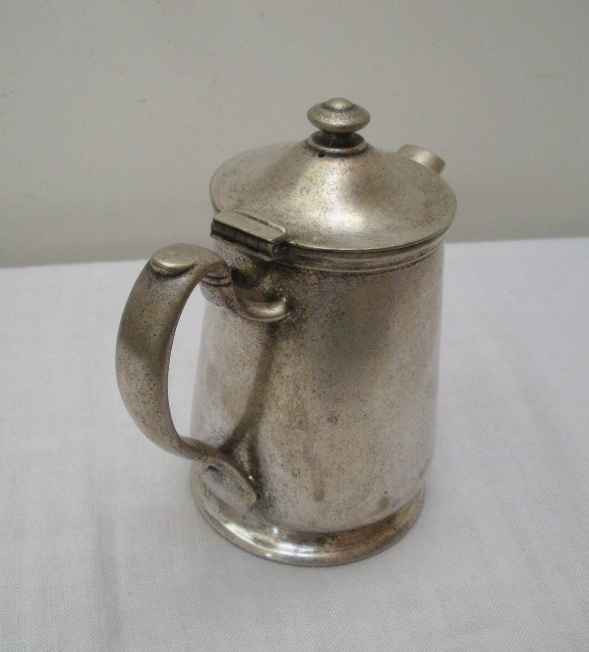 Vintage WearBrite Nickel Silver Teapot Primitive Teapot Etsy