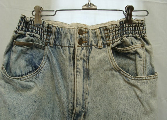 Vintage PS Gitano Acid Wash Jeans - 1980s Womens … - image 2