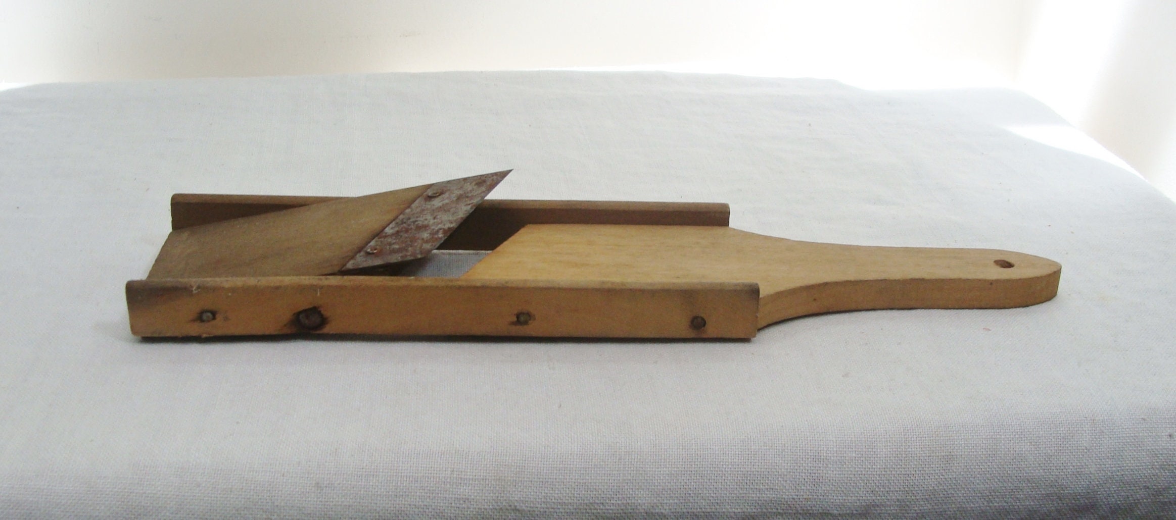 Vintage Small Wooden Cabbage Cutter Wood Slicer Etsy UK
