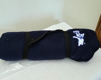 Vintage Pillsbury Doughboy Fleece Blanket Roll – Carry Straps NWT