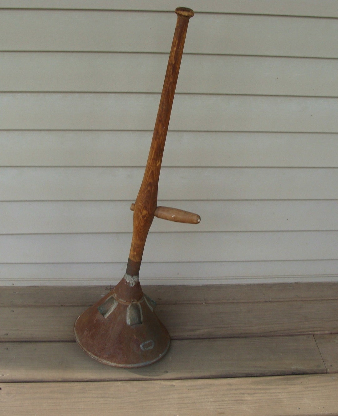 Vintage Antique Laundry Agitator Hand Clothes Washer Etsy