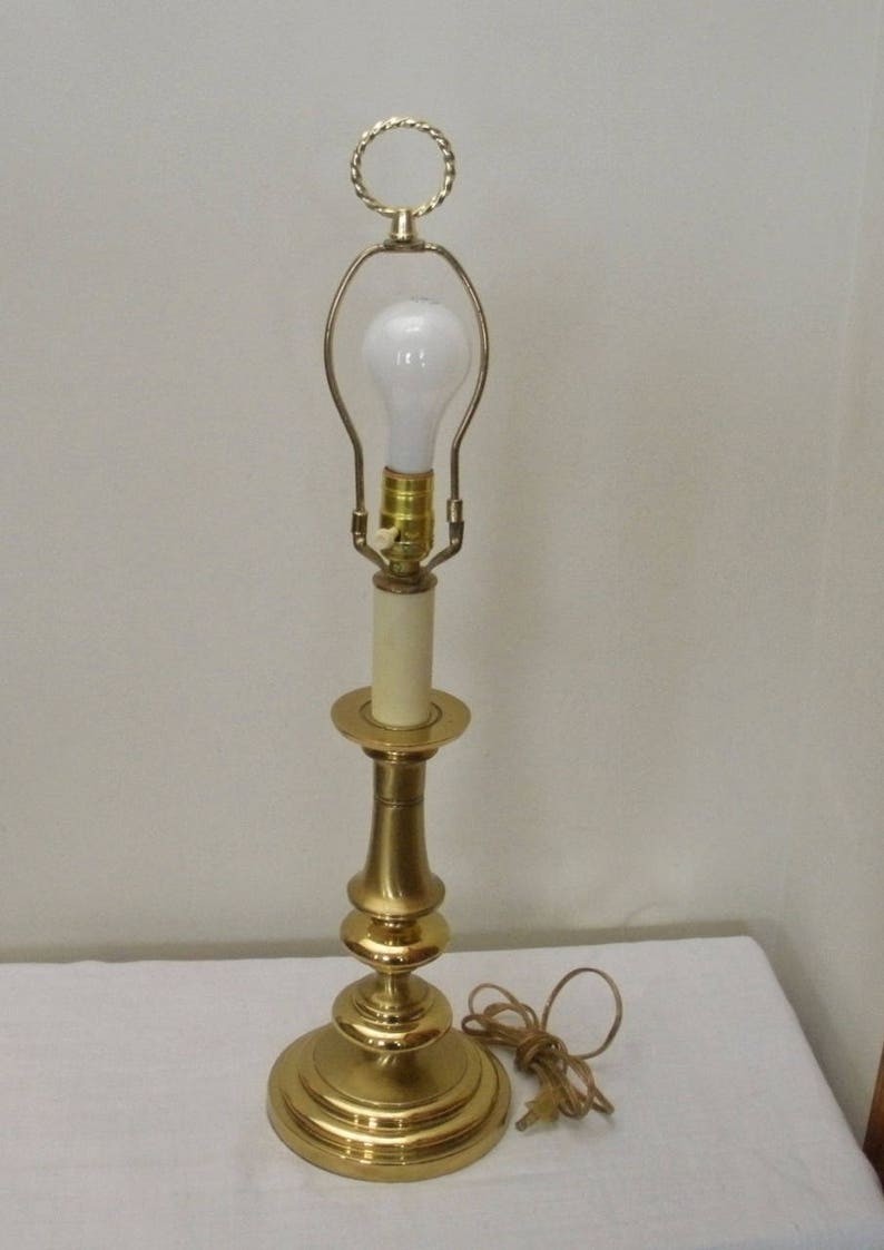 Vintage Brass Stiffel Table Lamp