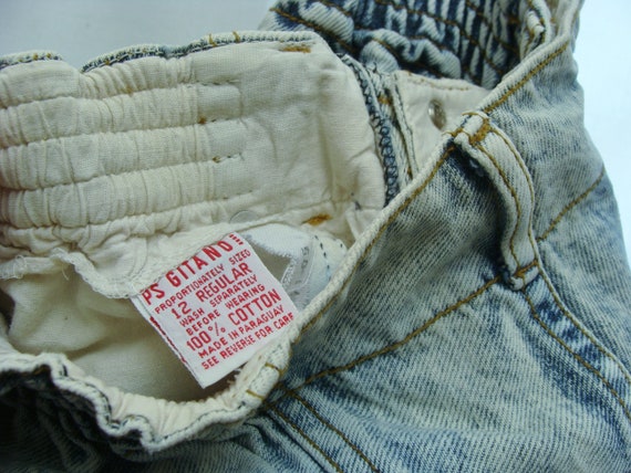 Vintage PS Gitano Acid Wash Jeans - 1980s Womens … - image 4