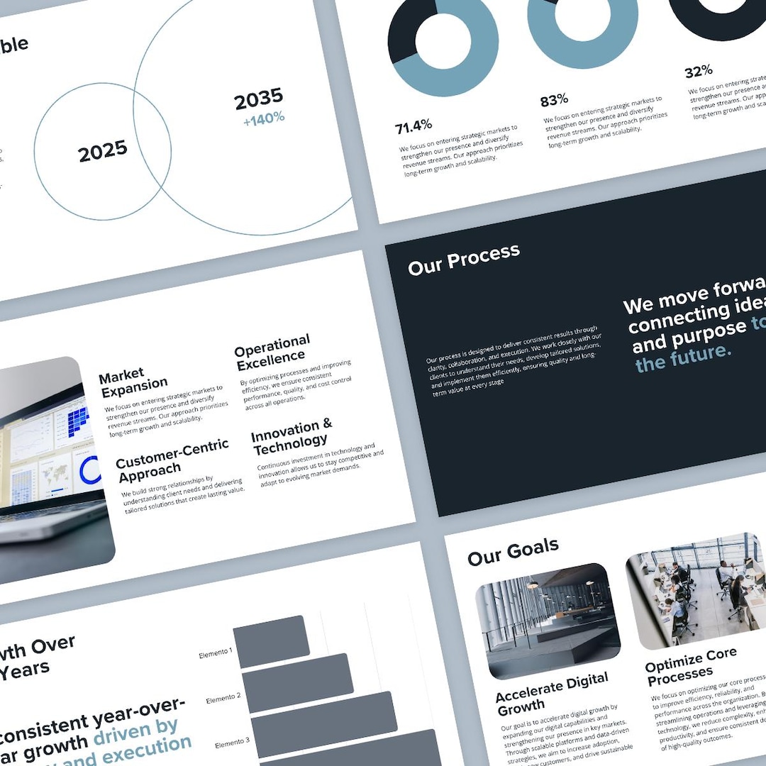 Pitch Deck Canva Template | Business Pitch Deck Presentations | Modern ...