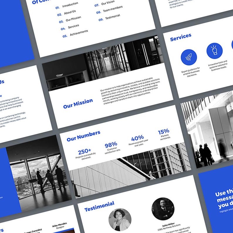 Business Pitch Deck Presentations | Modern Powerpoint Editable ...