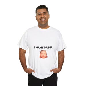 Ash Trevino Nunu Meme T-shirt, Viral Tiktok Humor Tee, Trendy Unisex