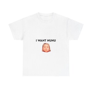 Ash Trevino Nunu Meme T-shirt, Viral Tiktok Humor Tee, Trendy Unisex
