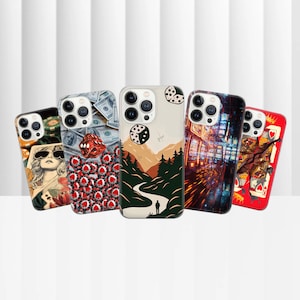 Chance Phone Case Kartenspiele Cover für iPhone 16 Pro, 15, 14, 13, 12, 11, Google Pixel 9 Pro, 8, 7A, Samsung Galaxy S24 fe, A16, A55