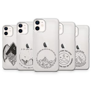 Coque de téléphone transparente Acotar Velaris City Cover pour iPhone 16 Plus 15 14 13 12 Google Pixel 9Pro XL 8A 7A Samsung S24 S23 fe S22 fe A15 A55 A16