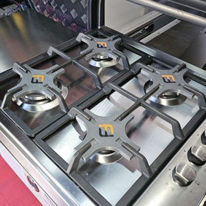3D Printed PETG Caravan Gas Stove Burner Covers, RV Camper Motorhome Protectors