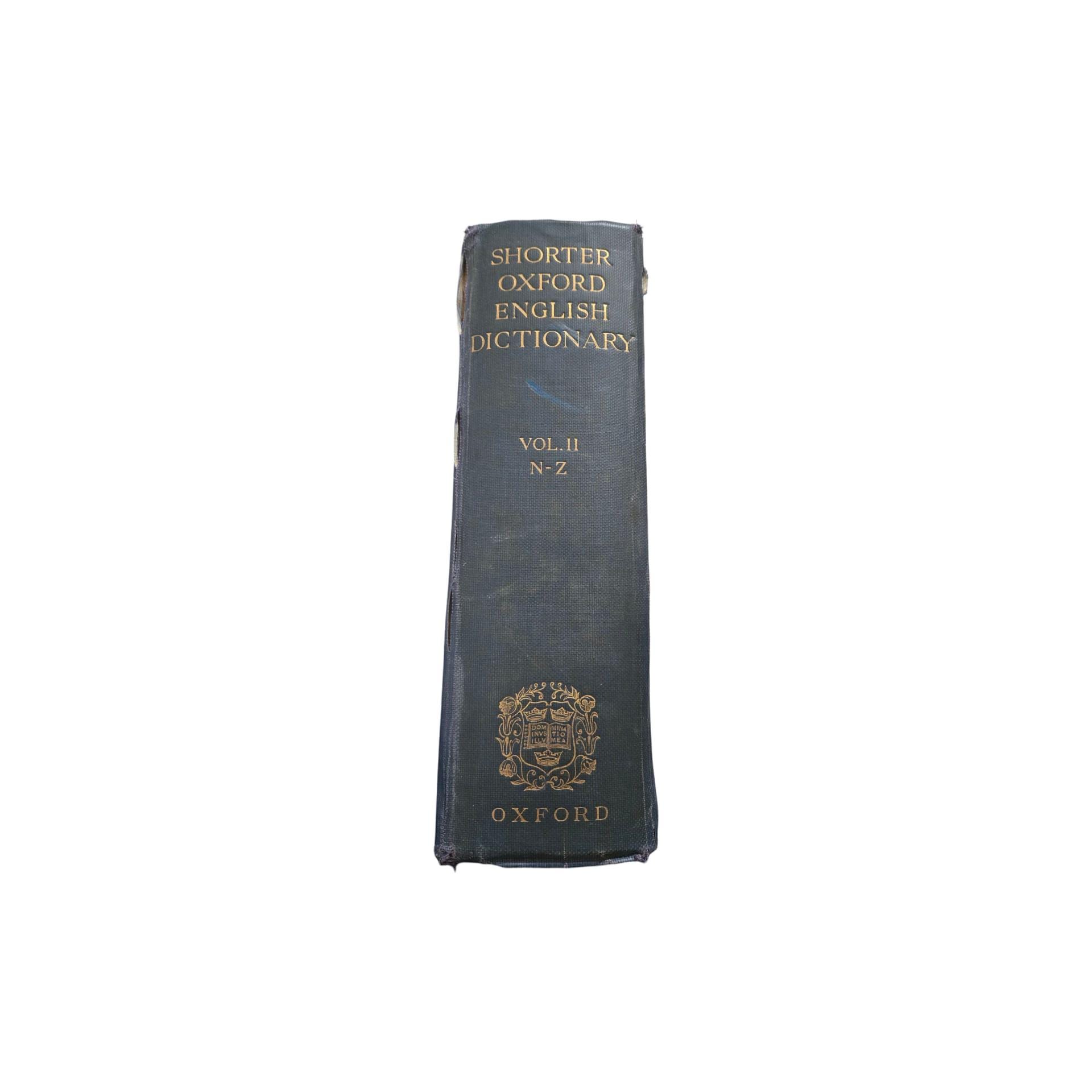 本 New Shorter Oxford English Dictionary 2冊