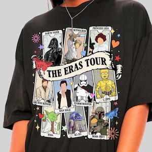 Star Wars Eras Tour Shirt -Darth Vader Shirt,Luke Skywalker Shirt,Han Solo Shirt,Chewbacca Shirt,Princess Leia Shirt,Leia Organa,Mandalorian