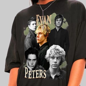Chemise rétro Evan Peters-T-shirt Evan Peters, T-shirt Evan Peters, T-shirt Evan Peters, sweat-shirt Evan Peters, sweat à capuche Evan Peters, t-shirt Evan Peters