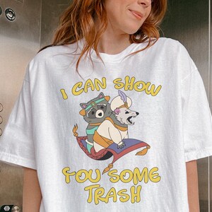 I Can Show You Some Trash Shirt -Funny Raccoon Shirt,Raccoon Meme Shirt,Funny Saying Shirts,Quote Shirt,Trash Raccoon Shirt,Raccoon Sweater