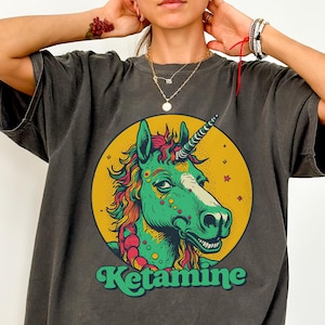 Ketamine Horse Shirt -Funny Saying Shirt,Quote Shirt,Offensive Shirt,Dark Humor Shirt,Adut Humor Shirt,Funny Horse Shirt,Rave Shirt