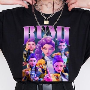 Rumi Huntrix Kpop Demon Hunters Shirt,Rumi Mira Zoey Shirt,Saja Girls Graphic Tee,Saja Boys Shirt,Demon Hunters Merch,KPDH Shirt,Huntrix Tee