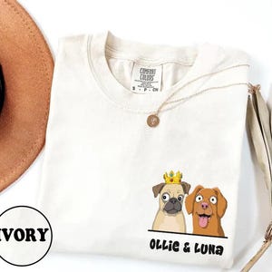 Funny Custom Pet Shirt, Customized Pet Memorial,Dog Mom Gifts,Dog Dad Shirt,Cat Mom Shirt,Personalized Pet Shirt,Funny Custom Pet Gift