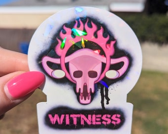 Witness! Pro Choice Women’s Rights Sticker Holographic Waterproof