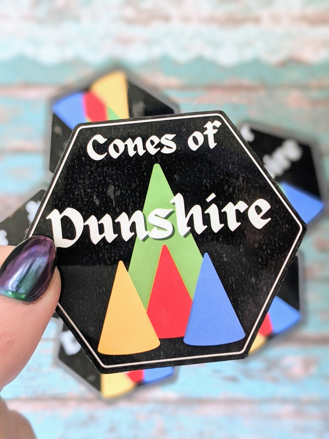 Cones of Dunshire Parks and Rec Waterproof Sticker Vinyl Waterbottle