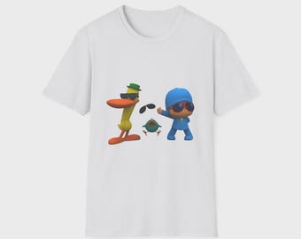 Karakters Pocoyo en Friends T-shirt | T-shirt met Pocoyo-print