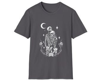grunge-shirt, skelet, edgy, liefde