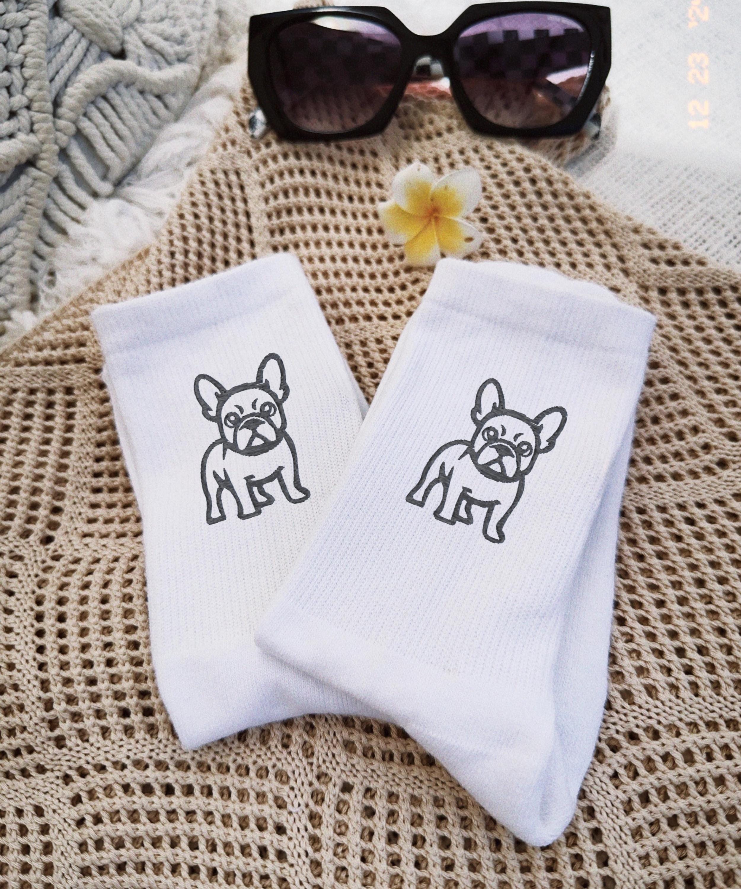 Chaussettes Fantaisie Bulldog Français - Taille 39/42 - Homme/Femme - Neuf Sans étiquettes