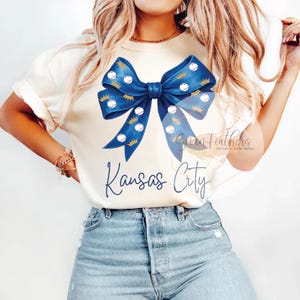 Arco de béisbol de Kansas City PNG – Clipart de béisbol de corona azul – Diseño de sublimación para chica de Kansas City – Descarga digital para camisetas