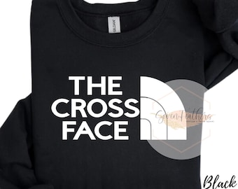The Cross Face Wrestling PNG - Digital Download - Wrestling Design - DTF Print File - Screen Print Transfer - Instant Download, WRESTLING