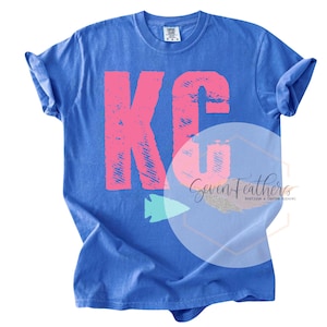 Distressed KC Summer Football png | Kansas City Game Day Digital Download | Bright KC DTF Transfer Printable