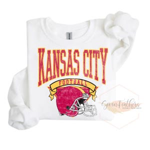 Kansas city football Digital Download | chiefs helmet sublimation design | kc PNG | Vintage Football PNG, Instant Download, DTF, kansas city