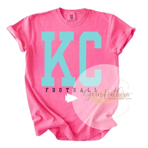 KC Football Game Day png for DTF | Kansas City Digital Download | Printable Shirt Design | Bold KC Graphic Tee File