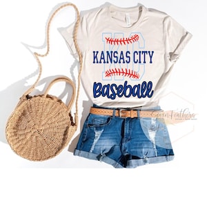 Kansas City Baseball PNG, KC Baseball Digital Download, Softball Sublimation Design, KC Baseball digital download
