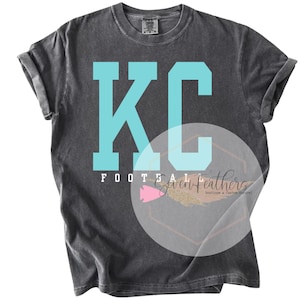 KC Football PNG | Kansas City Game Day Digital Download | DTF Transfer Design | Instant Download Shirt Graphic